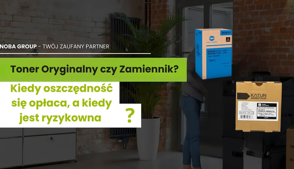 Toner oryginalny czy zamiennik? Kompleksowy poradnik, kiedy oszczędność się opłaca, a kiedy jest ryzykowna.