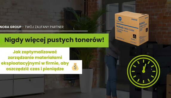 Nigdy więcej pustych tonerów! Jak zoptymalizować zarządzanie materiałami eksploatacyjnymi w firmie, aby oszczędzać czas i pieniądze? 