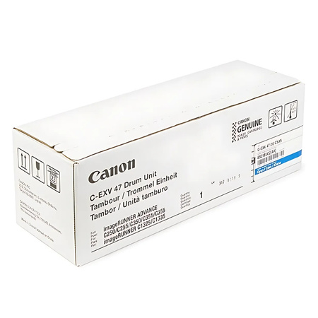 Oryginalny bęben Canon CEXV47 – błękitny (Cyan) do imageRUNNER Advance C250i, C350i, C351iF