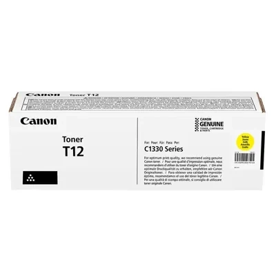 Oryginalny toner Canon T12 Y – żółty (Yellow) do i‑SENSYS X C1333i/ C1333iF/ C1333P
