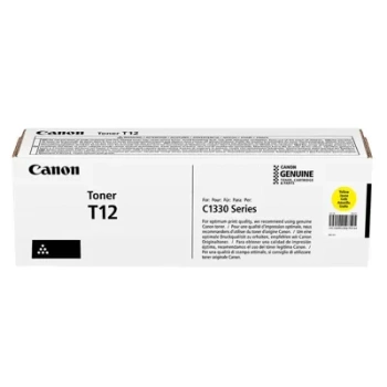 Oryginalny toner Canon T12 Y – żółty (Yellow) do i‑SENSYS X C1333i/ C1333iF/ C1333P