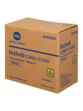 Toner Konica Minolta TNP48Y – żółty (Yellow) oryginał do bizhub C3350, bizhub C3850, bizhub C3850FS
