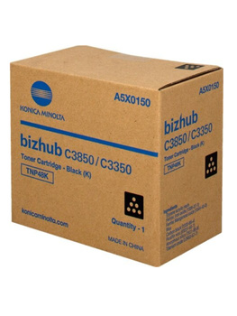 Oryginalny toner Konica Minolta TNP48K – czarny (Black) oryginał do bizhub C3350, bizhub C3850, bizhub C3850FS